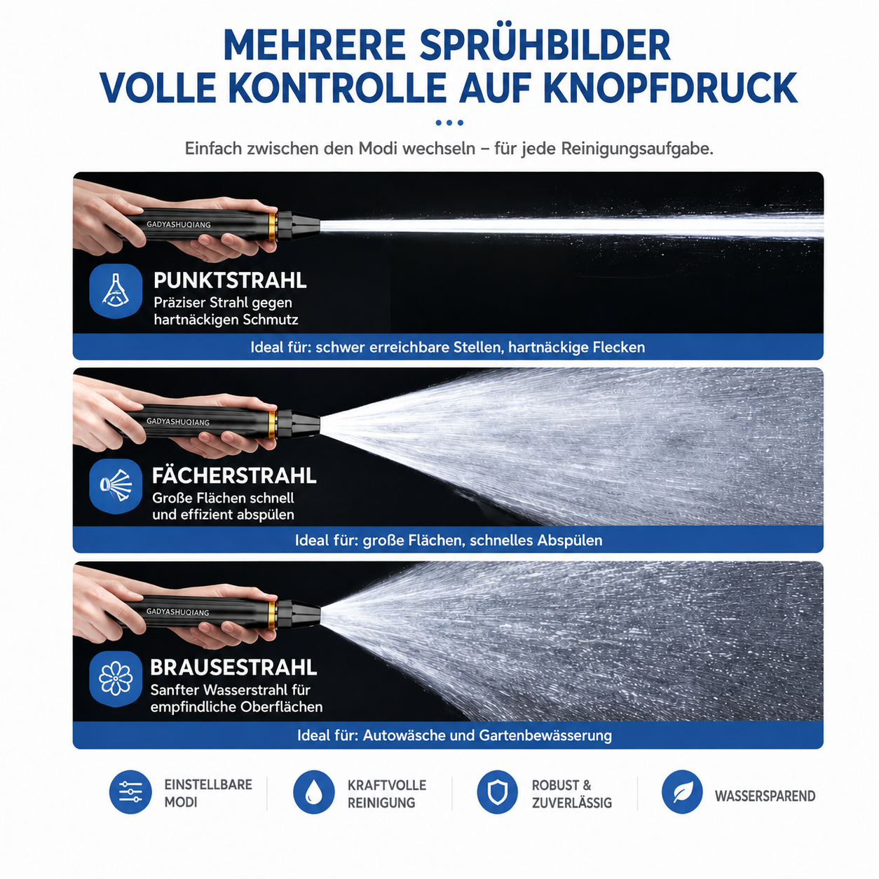 🚗 NUR NOCH HEUTE – 50 % RABATT🧡 Hochdruck-Sprühdüse für Autowäsche & Garten