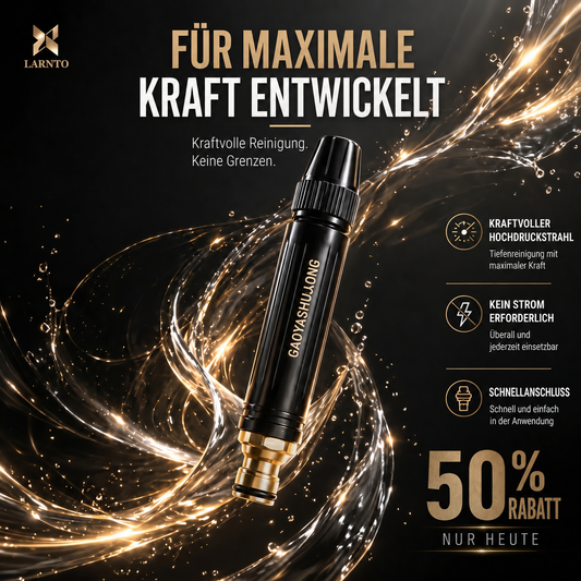 🚗 NUR NOCH HEUTE – 50 % RABATT🧡 Hochdruck-Sprühdüse für Autowäsche & Garten